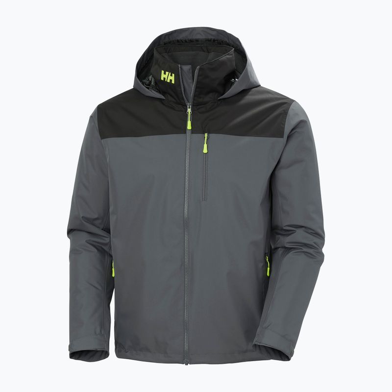 Kurtka żeglarska męska Helly Hansen Crew Hooded Midlayer 2 thunder grey 9