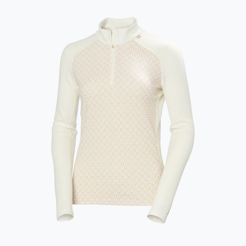 Bluza termoaktywna damska Helly Hansen Lifa Merino Midweight Gra 1/2 Zip snow monogram aop 5