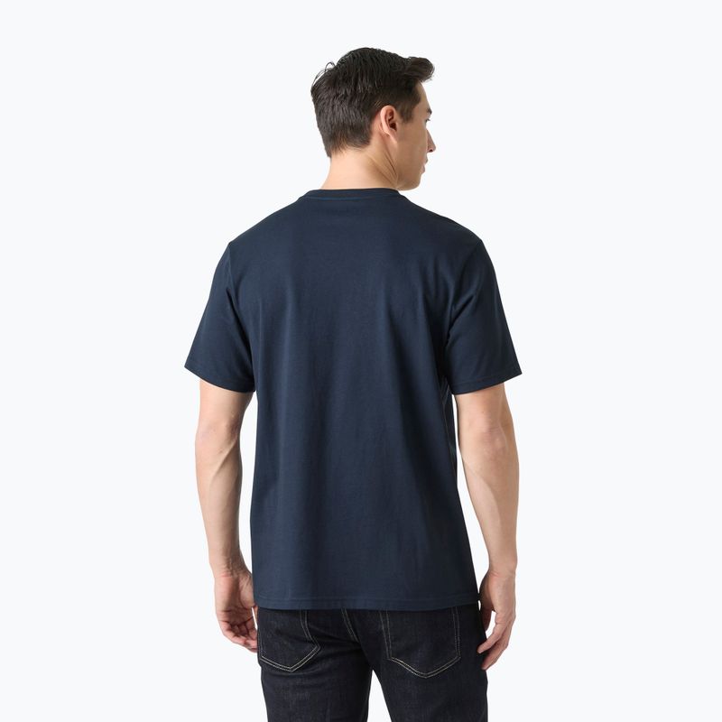 Koszulka męska Helly Hansen Logo 3.0 SS navy 2