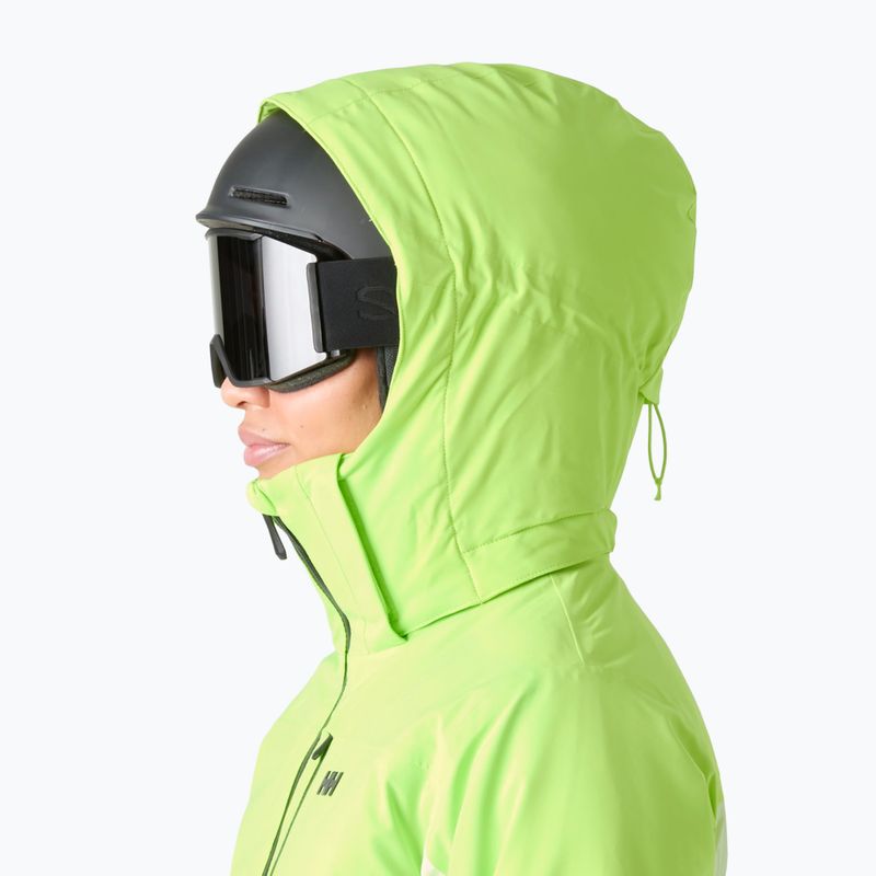 Kurtka narciarska damska Helly Hansen Alphelia luminous green 3