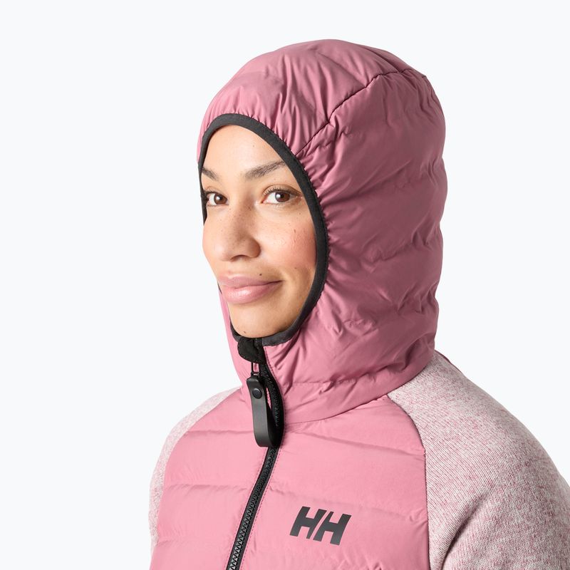 Kurtka hybrydowa damska Helly Hansen Skagen Hybrid Knit Insulator wildberry 3