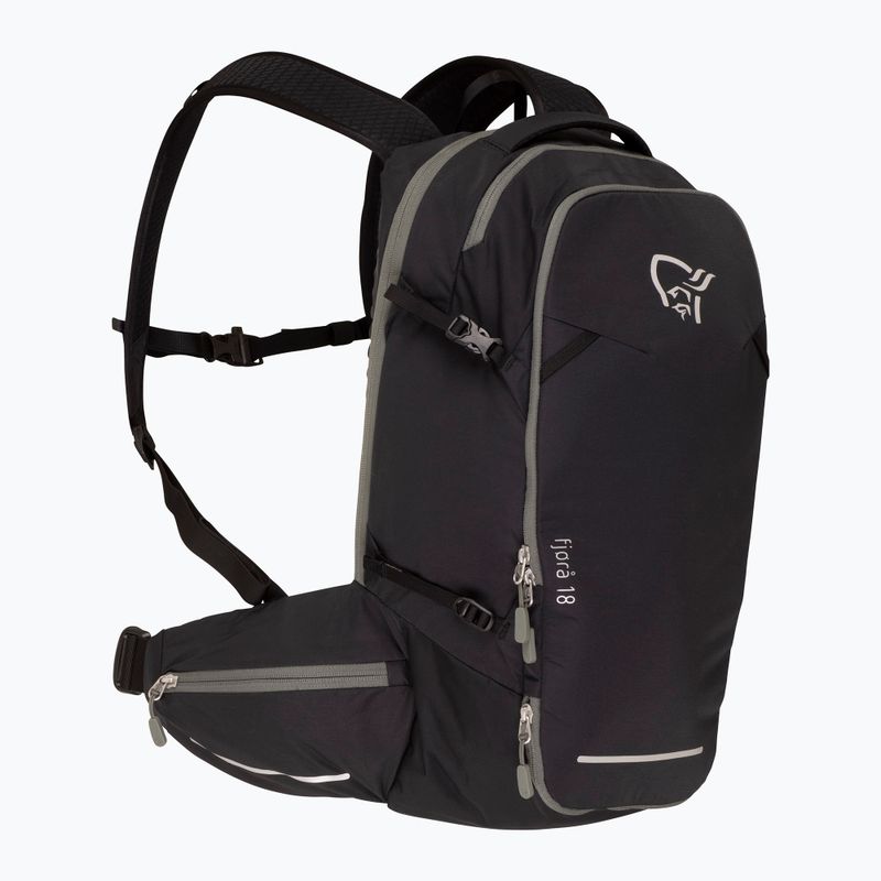Plecak trekkingowy NORRONA Fjørå Econyl195 18 l caviar black 2