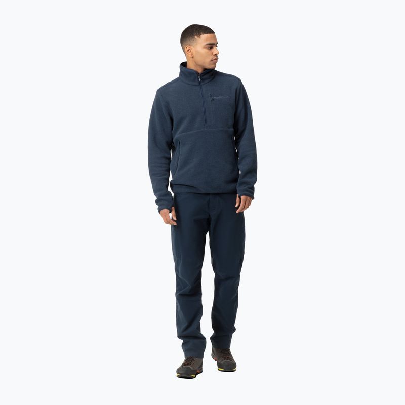 Bluza polarowa męska NORRONA Femund Warm2 Zip Neck indigo night 2