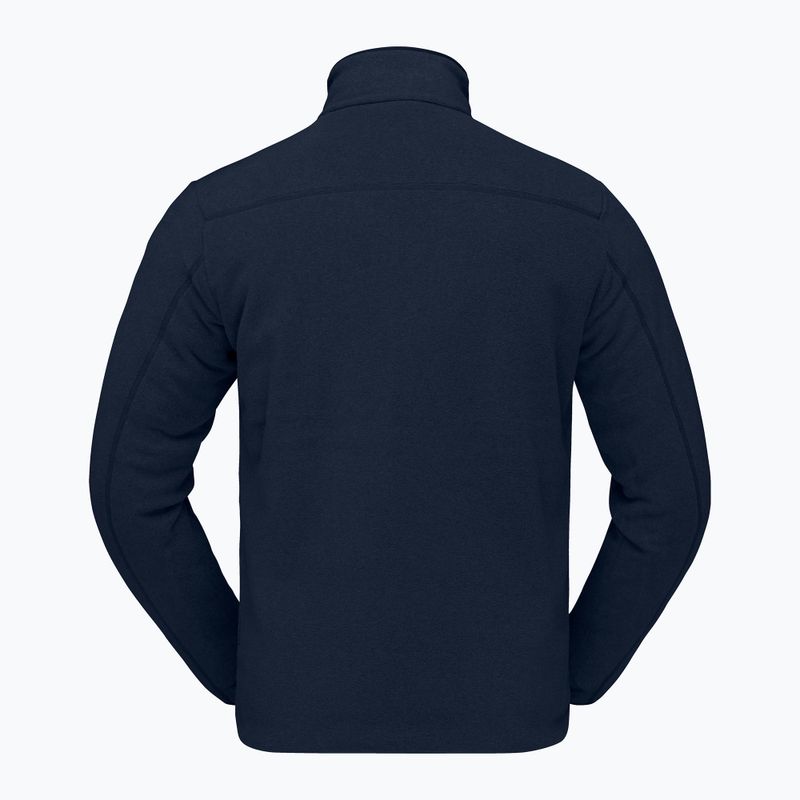 Bluza polarowa męska NORRONA Femund Warm2 Zip Neck indigo night 5