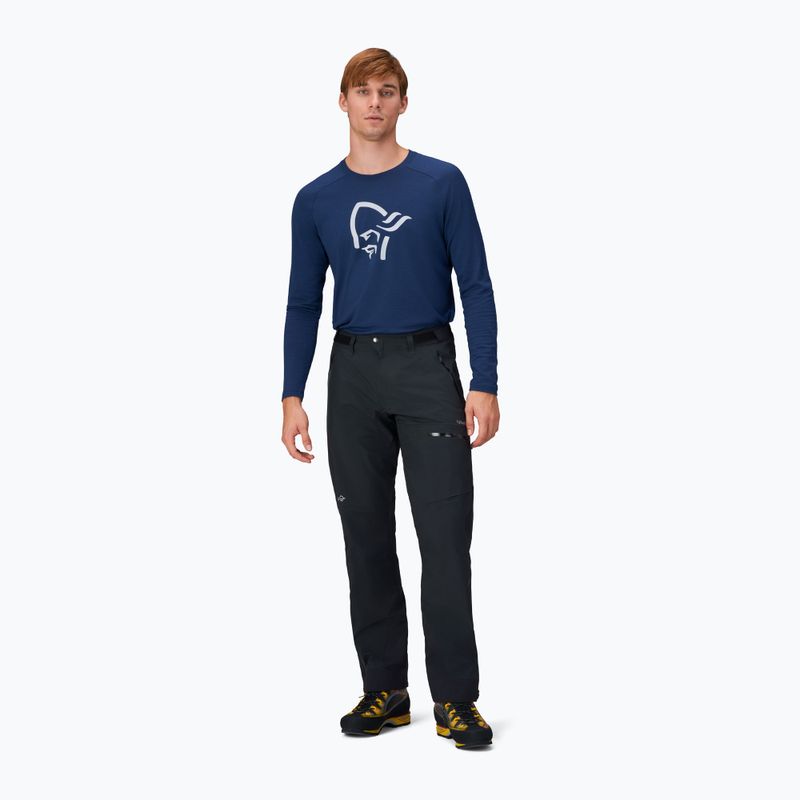 Spodnie trekkingowe męskie NORRONA Falketind Gore-Tex caviar black 2