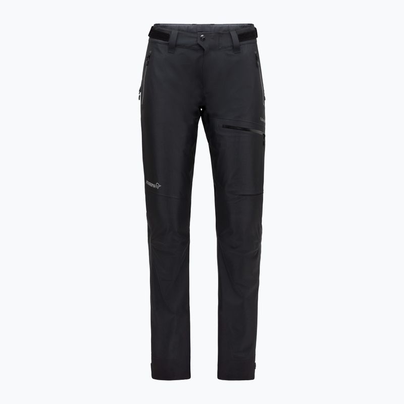 Spodnie trekkingowe damskie NORRONA Falketind Gore-Tex caviar black 4