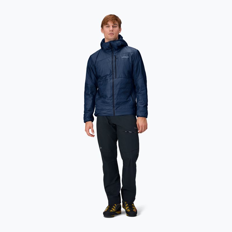 Kurtka ocieplana męska NORRONA Faketind Thermo40 Zip Hood indigo night 2