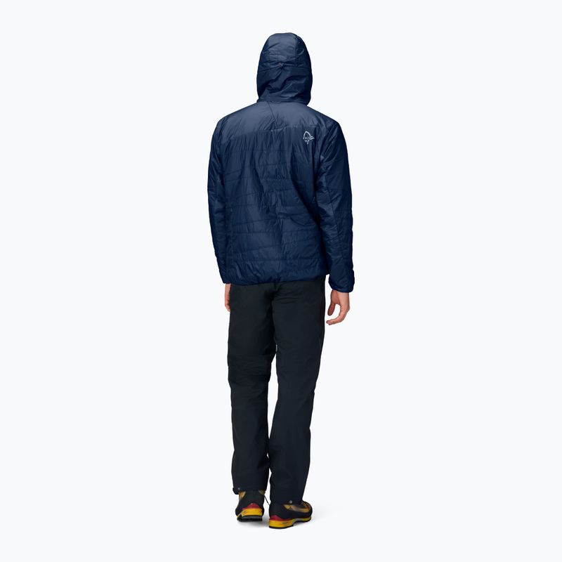 Kurtka ocieplana męska NORRONA Faketind Thermo40 Zip Hood indigo night 3