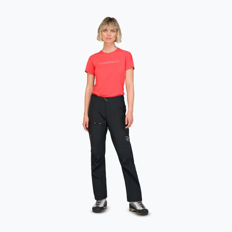 Spodnie trekkingowe damskie NORRONA Falketind Dri1 caviar black 2