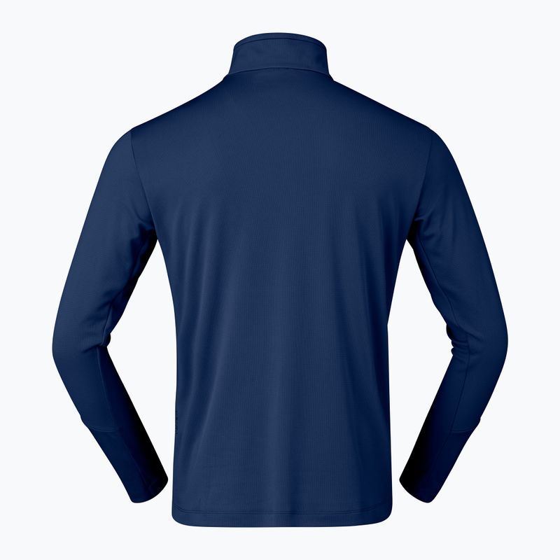 Bluza trekkingowa męska NORRONA Femund Warm1 Zip Neck indigo night 6