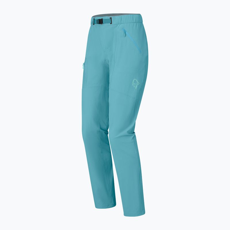 Spodnie trekkingowe damskie NORRONA Falketind Flex1 Light brittany blue 7