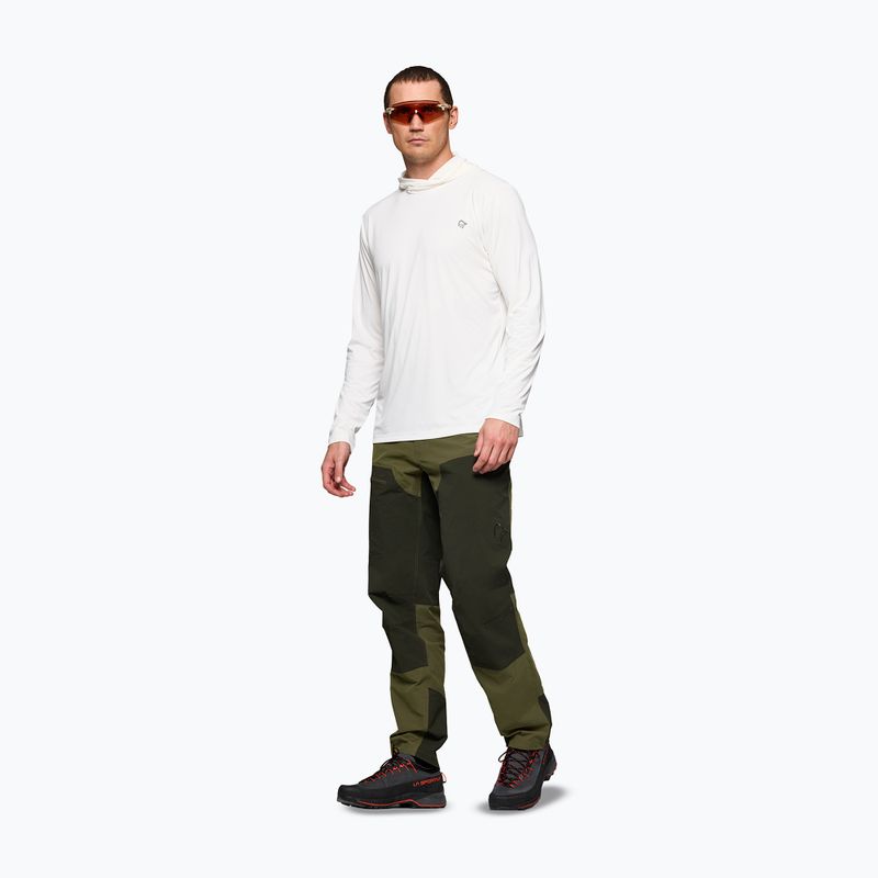 Bluza trekkingowa męska NORRONA Femund Tech Hood snow white 5