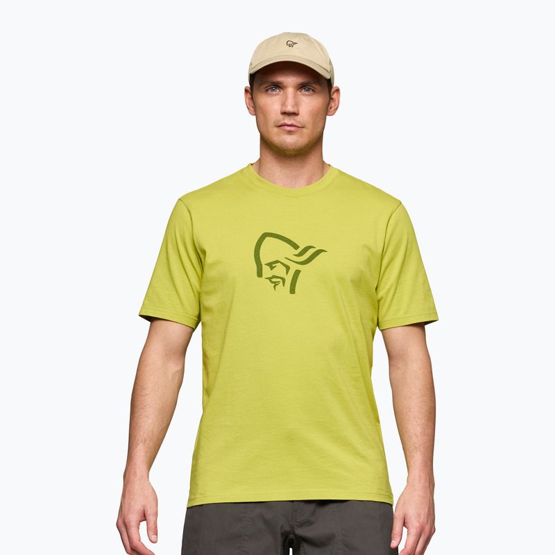 Koszulka męska NORRONA Cotton Viking golden lime