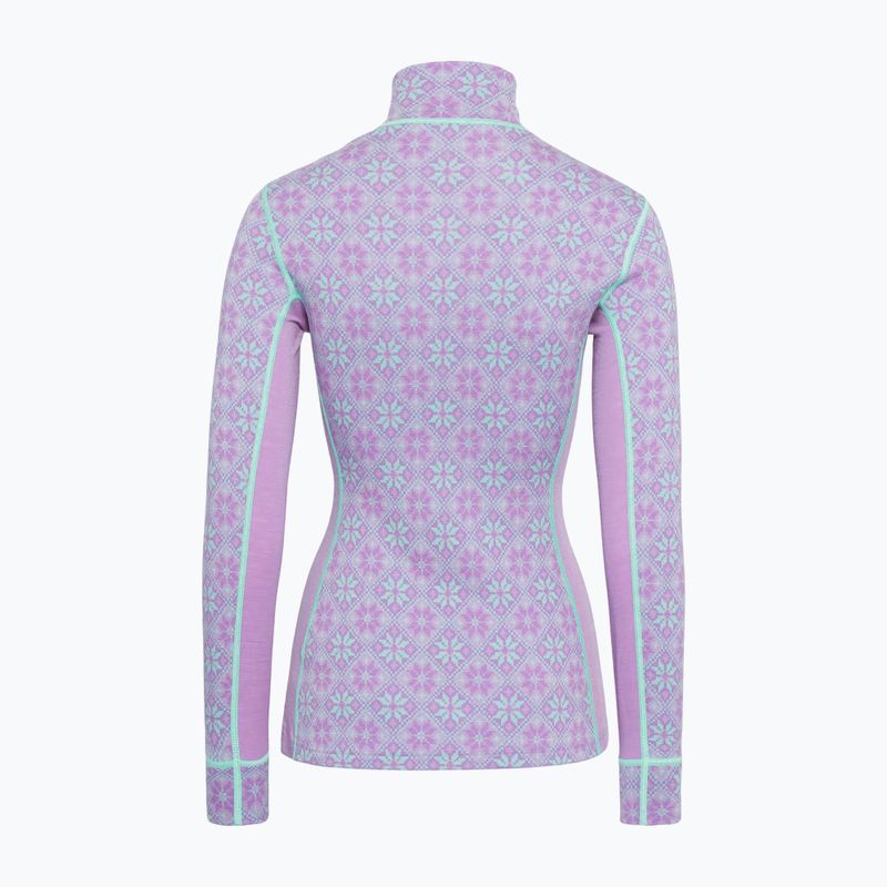 Bluza termoaktywna damska KARI TRAA Rose Half Zip lily 7