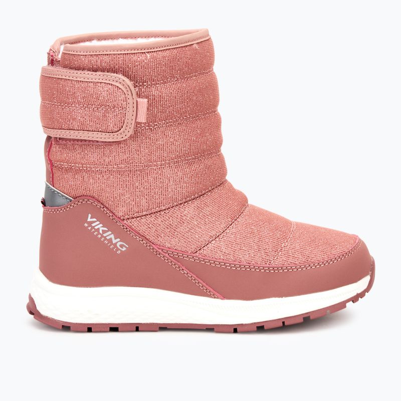 Śniegowce dziecięce Viking Footwear Equip Warm Waterproof 1V Pull On pink 2