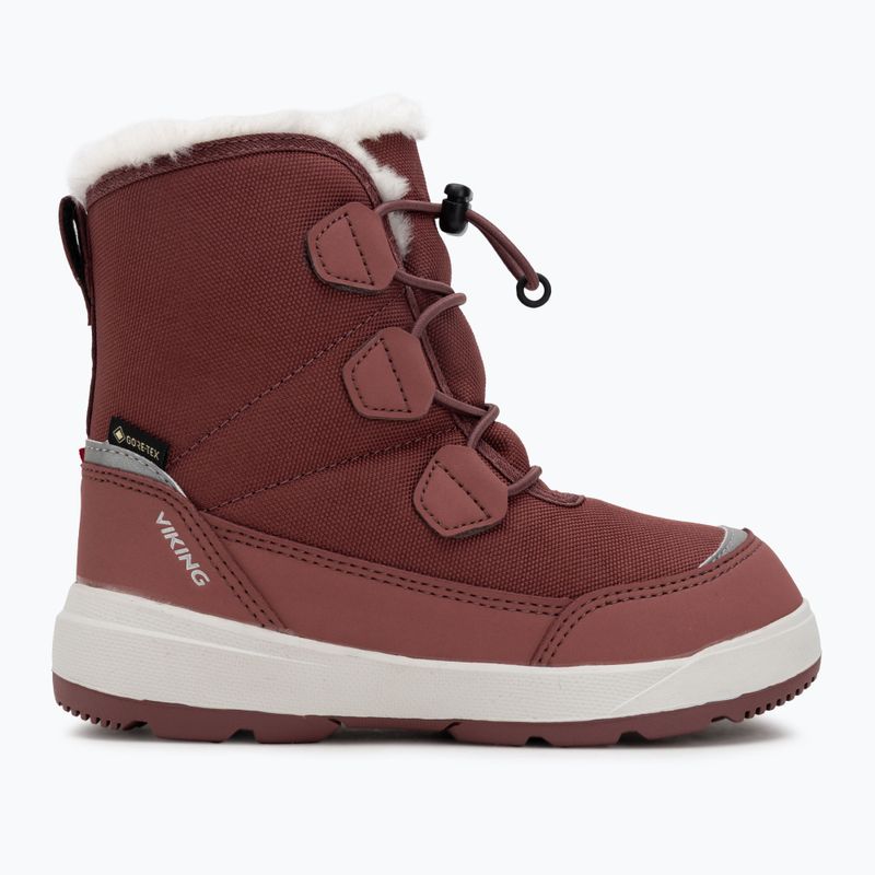 Śniegowce Viking Footwear Toasty Warm GTX Zip dark pink 2