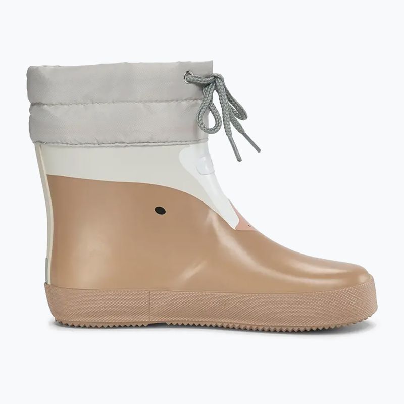 Kalosze dziecięce Viking Footwear Alv Barefoot Paw Print beige 9