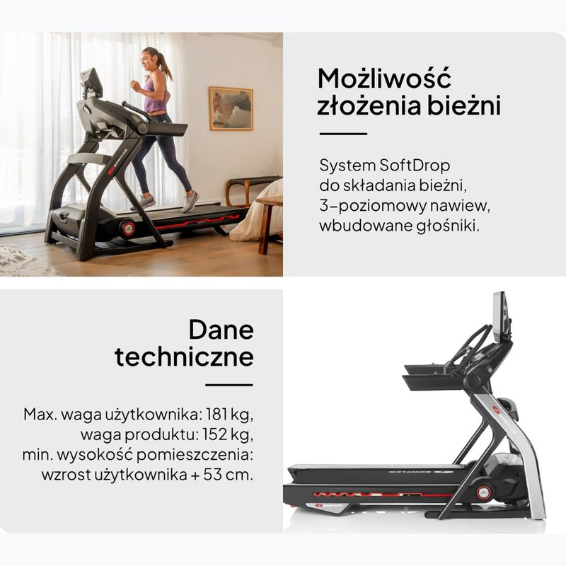 Bieżnia elektryczna Bowflex T56 23