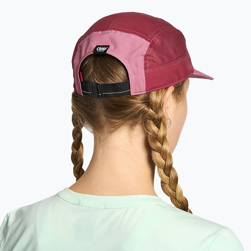Czapka z daszkiem Ciele Athletics GOCap Comp Century deco rose/merlot 7