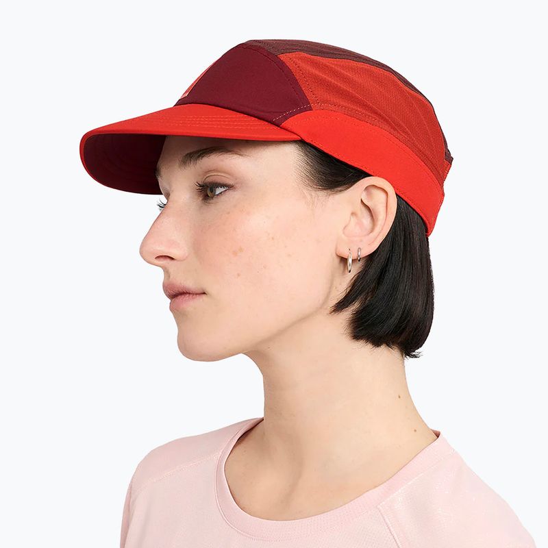 Czapka z daszkiem Ciele Athletics FSTCap SC Comp IconicVC crimson red/glade 7