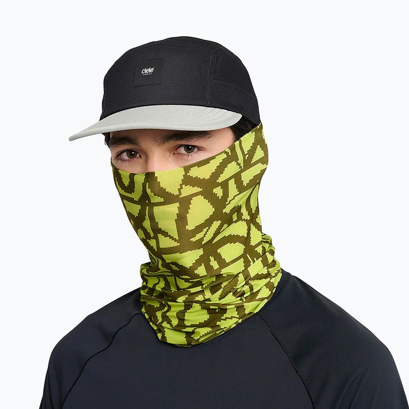 Komin Ciele Athletics BFCollar All Over Loopy Tile lime green 2