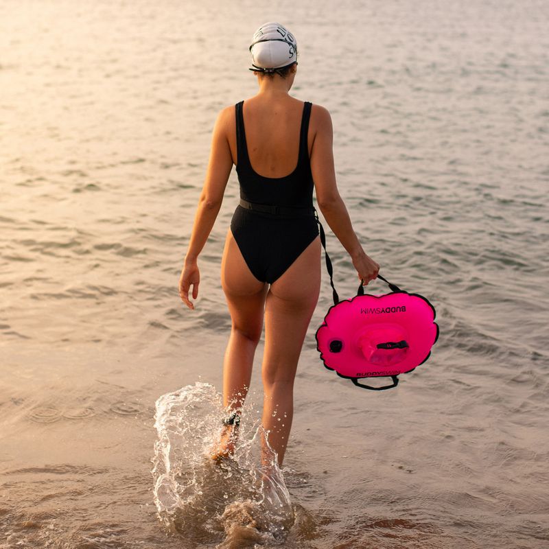 Bojka asekuracyjna BuddySwim Hydrastation 10 l pink 6