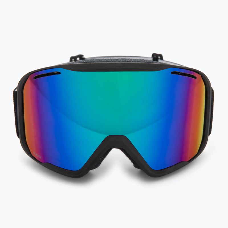 Gogle narciarskie Smith Blazer black/green sol-x mirror 2