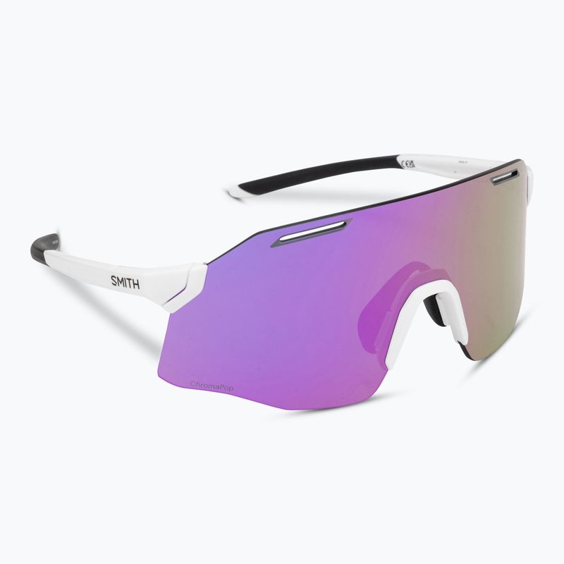 Okulary przeciwsłoneczne Smith Vert PivLock white/chromapop violet mirror/clear 2