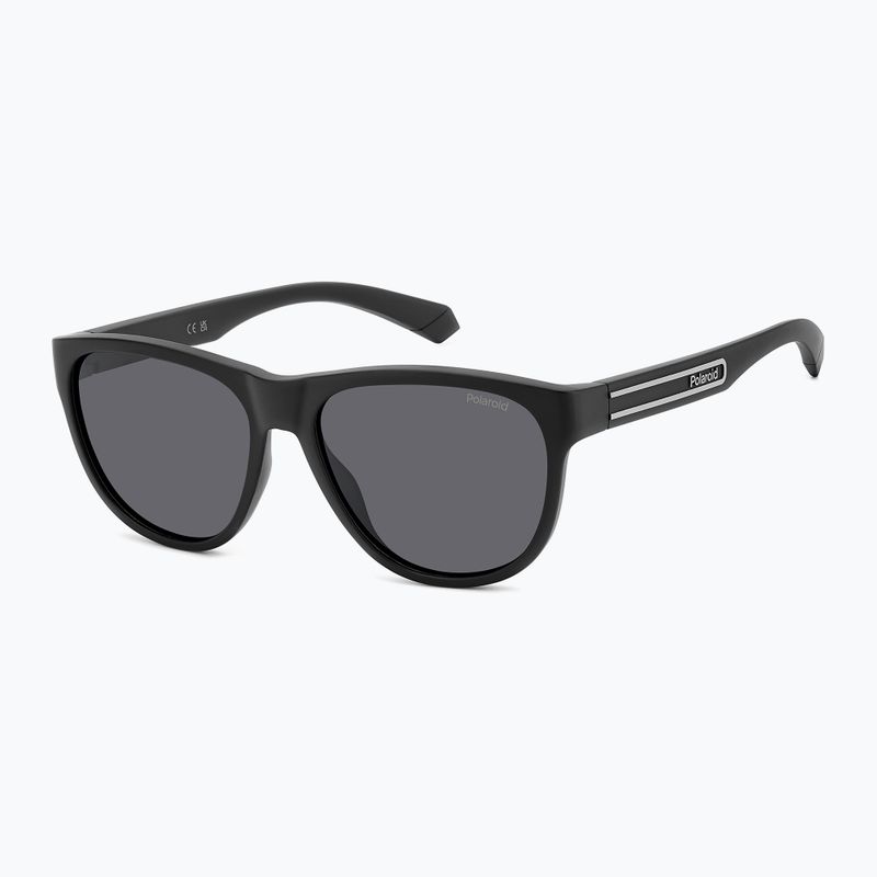 Okulary przeciwsłoneczne Polaroid PLD 2156/S matte black/grey polarized 2