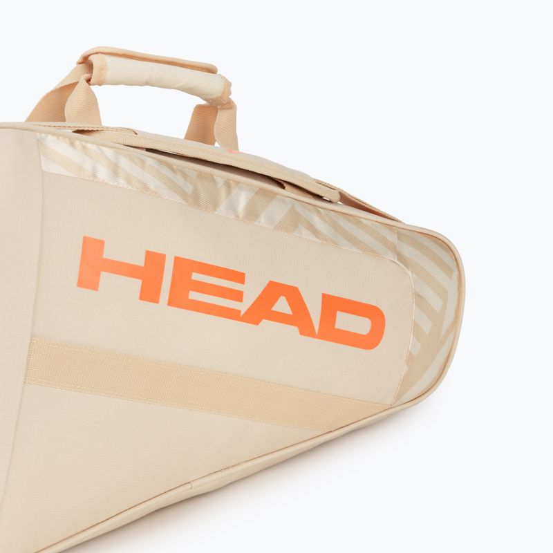 Torba do padla HEAD Base Padel Bag M Chamomle/Corduroy White 7