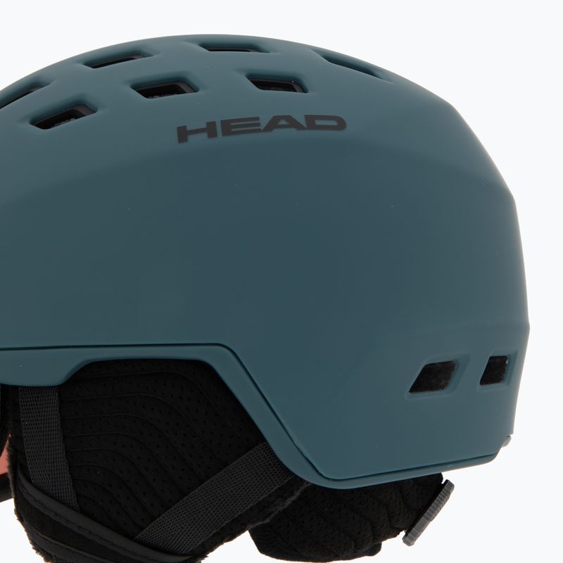 Kask narciarski HEAD Radar night petrol/silver red 8
