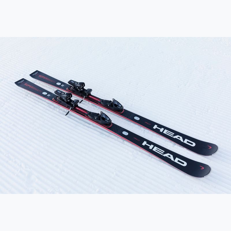 Narty zjazdowe HEAD Supershape e-Rally SW BB-PR + PRD 12 GW black/red 10