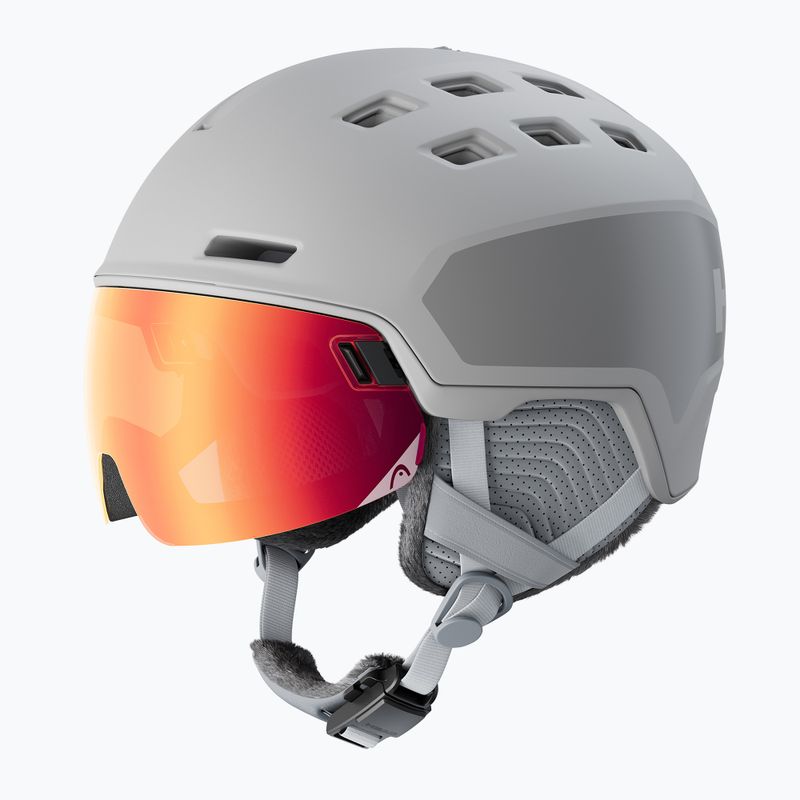 Kask narciarski HEAD Rachel Pro grey/red yellow 10