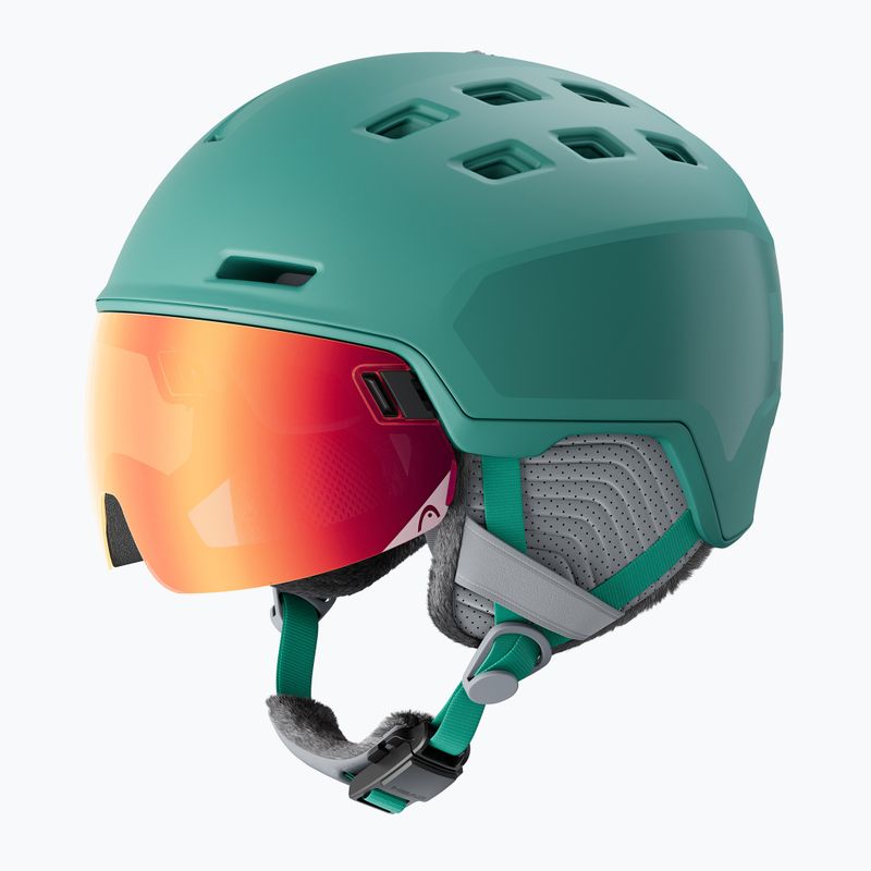 Kask narciarski HEAD Rachel Pro green/red yellow 10