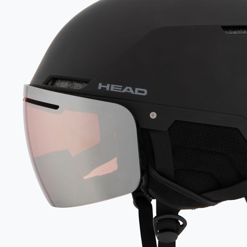 Kask narciarski HEAD Cinema black/silver red 7