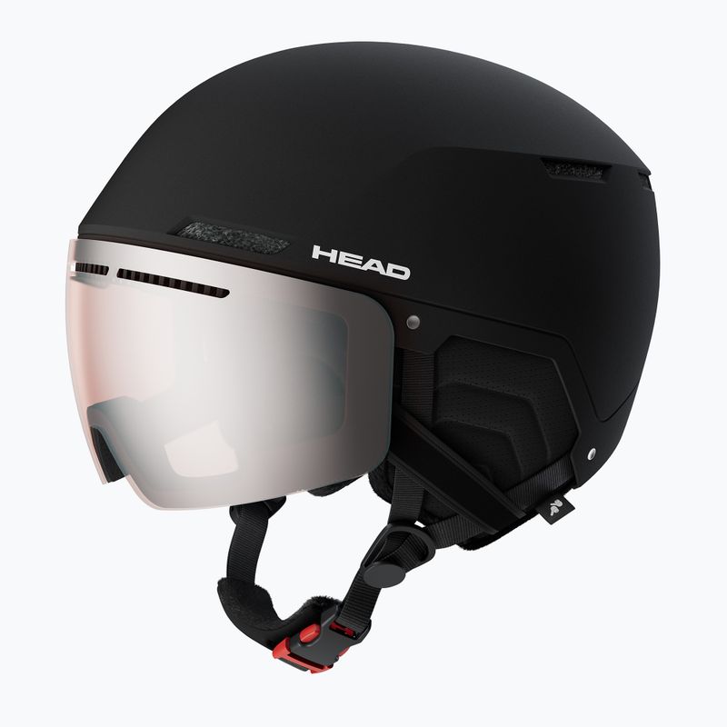Kask narciarski HEAD Cinema black/silver red 10