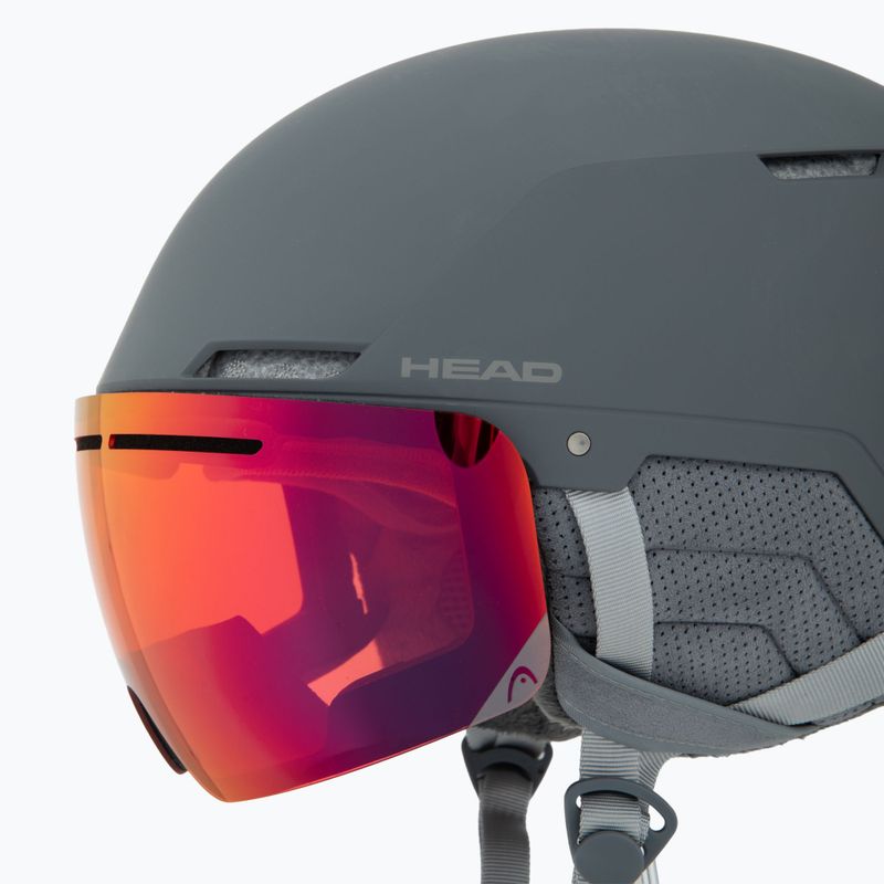 Kask narciarski HEAD Cinema Pro W grey/red yellow 6