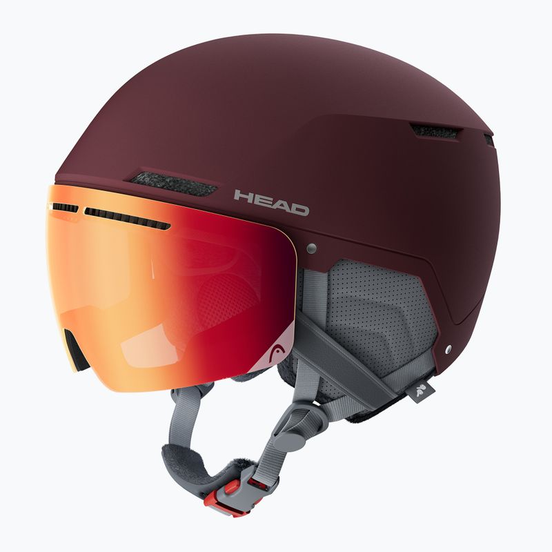 Kask narciarski HEAD Cinema Pro W berry/red yellow