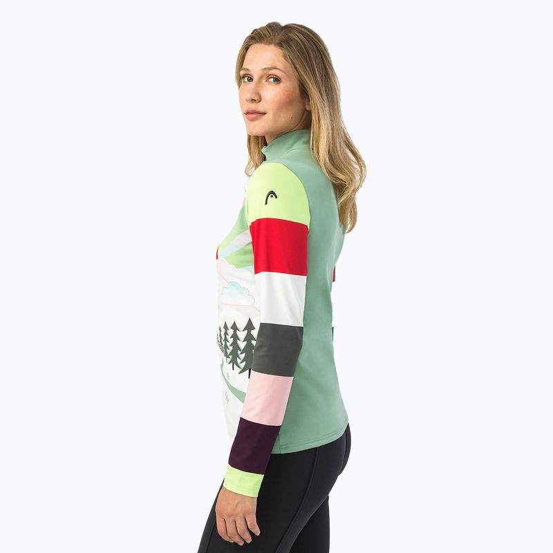 Bluza damska HEAD Rebels Flash Midlayer rebel print 4