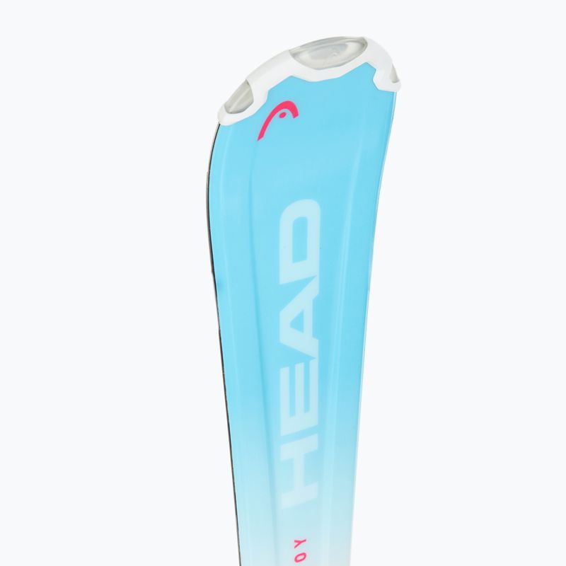 Narty zjazdowe dziecięce HEAD Joy Easy JRS + wiązania Jrs 4.5 GW CA 2024 mint/pink 6