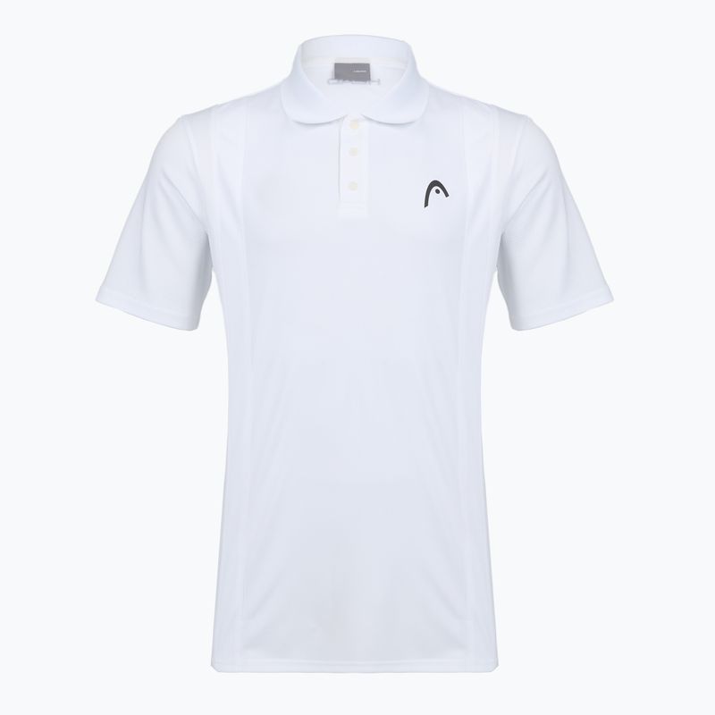 Koszulka tenisowa polo męska HEAD Club 25 Tech Polo white