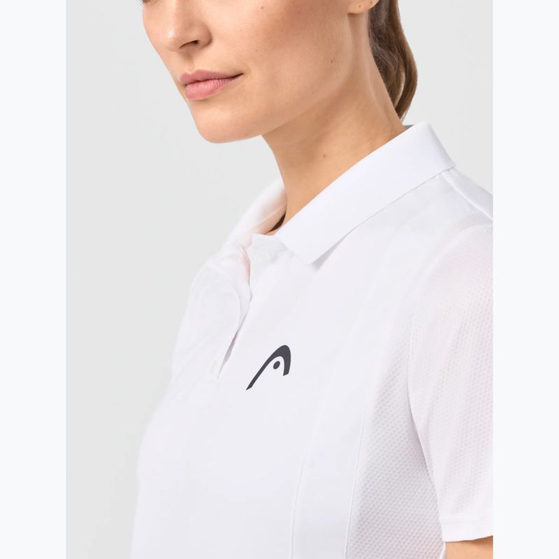 Koszulka tenisowa damska HEAD Club 25 Tech Polo W white 6