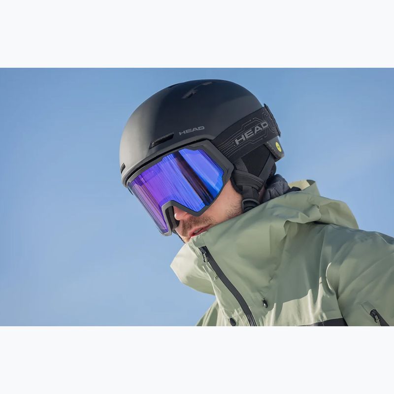 Gogle narciarskie HEAD Neves Sunscreen black/blue 11