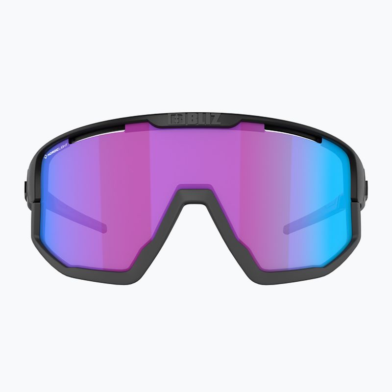 Okulary przeciwsłoneczne Bliz Fusion Nano Optics Nordic Light matt black/ begonia/ violet blue multi 5