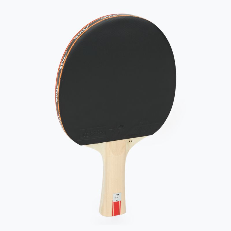 Rakietka do tenisa stołowego STIGA React 2-Star black/red 7