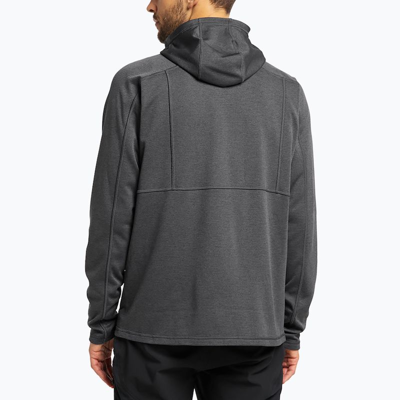 Bluza trekkingowa męska Haglöfs Velum Hood magnetite 2