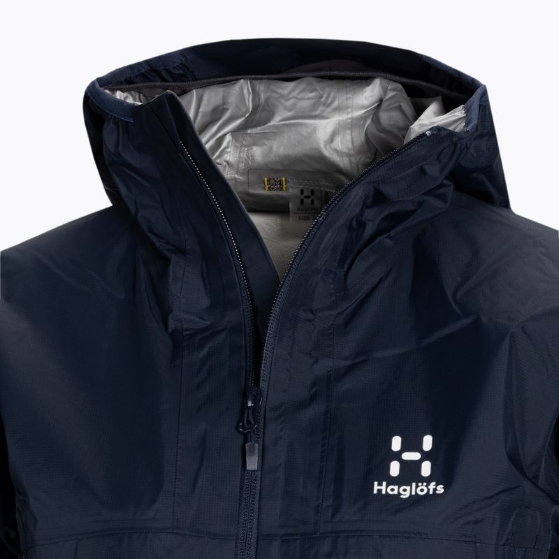 Kurtka przeciwdeszczowa damska Haglöfs L.I.M GTX 2022 tarn blue 4