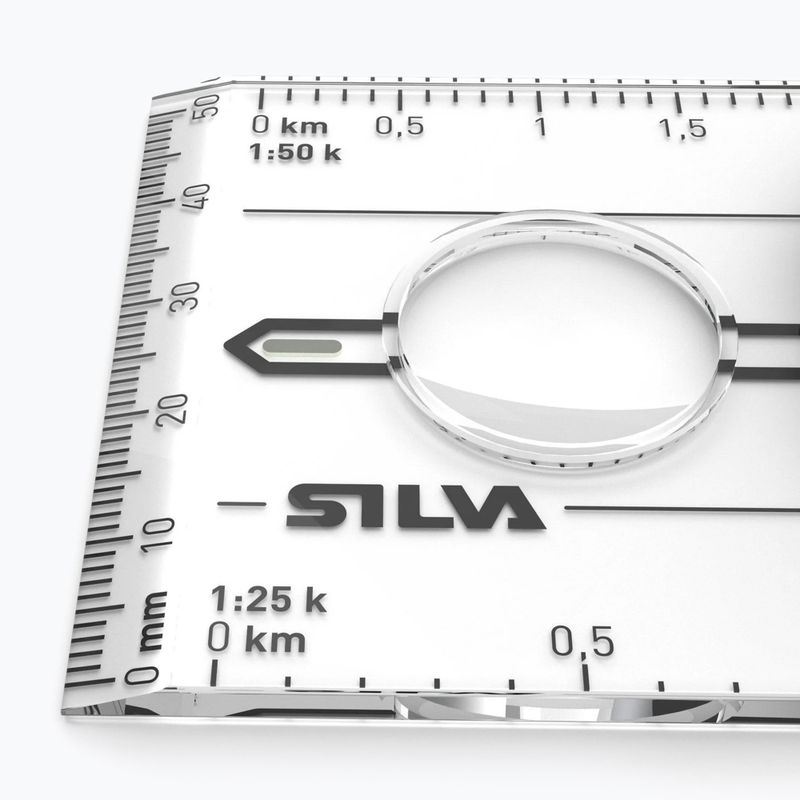 Kompas Silva Ranger transparentny/zielony 6