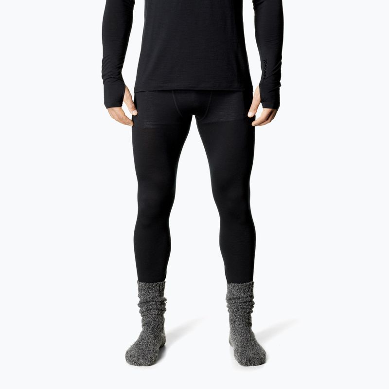 Spodnie termoaktywne męskie Houdini Desoli Light Tights true black
