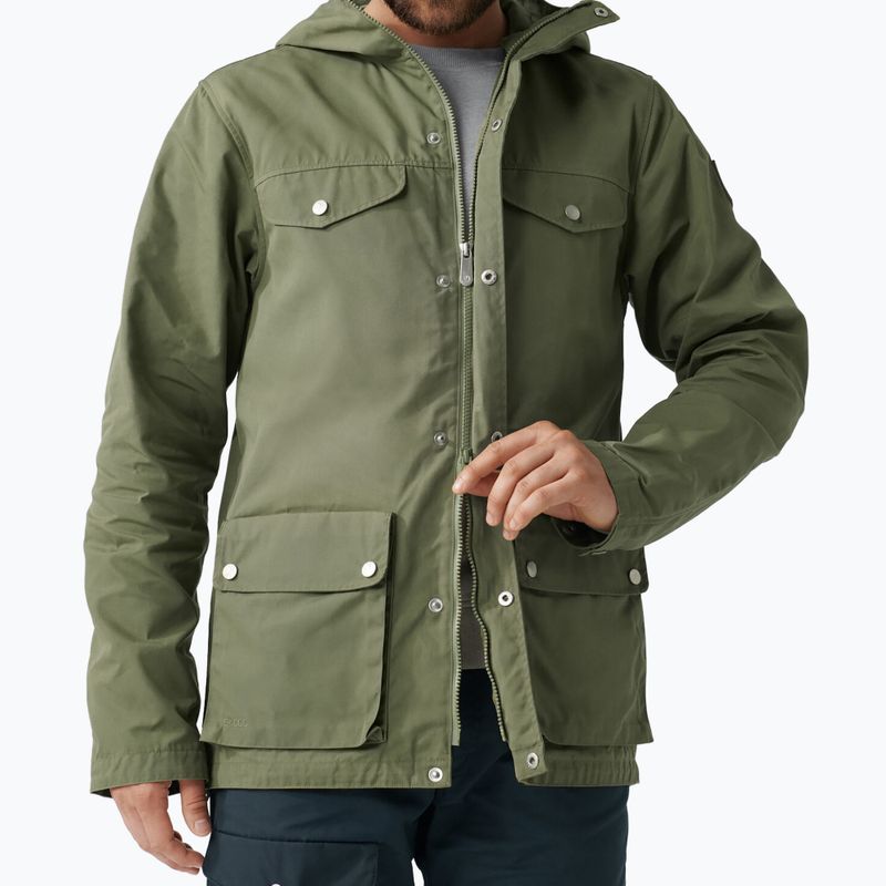 Kurtka przeciwwiatrowa męska Fjällräven Greenland green 6
